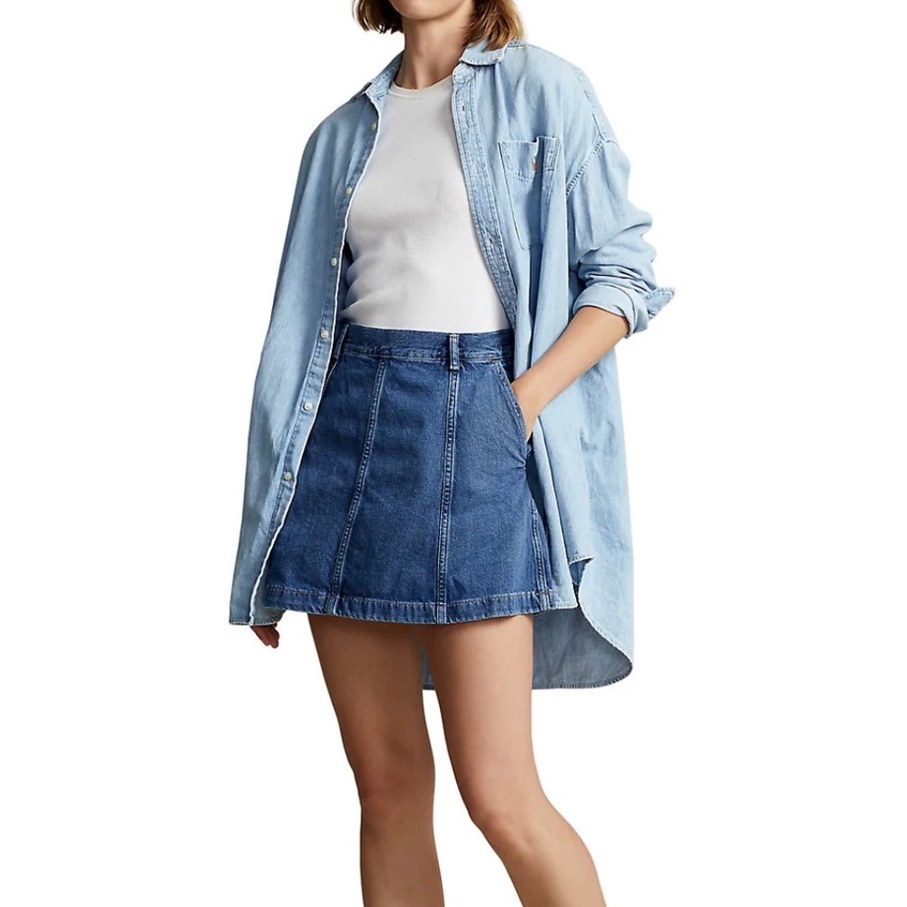 Polo Ralph Lauren Denim Mini Skirt
